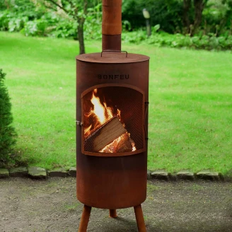 BonFeu <strong>Grillset</strong>  med BonTino Eldstad Cortenstål & Plancha