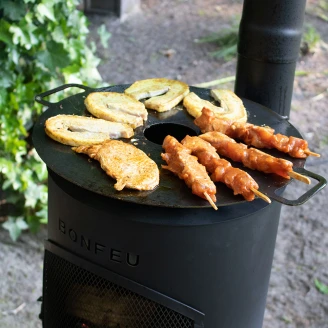 BonFeu <strong>Grillset</strong>  med BonGiano Eldstad SP Svart & Plancha