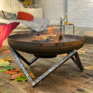 BonFeu Set med Eldskål Cortenstål 60 cm & Fötter Stjärna