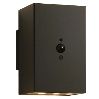 Solcellsvägglampa <strong>Senora</strong>  Kvadrat M Svart Matt