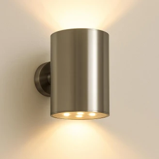 Solcellsvägglampa <strong>Senora</strong>  M Rostfritt Stål Blank