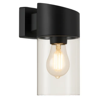 Solcellsvägglampa <strong>Senora</strong>  Svart, Transparent Matt