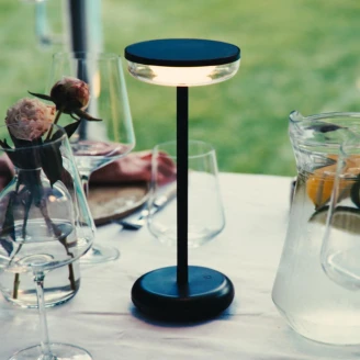 Solcellsbordslampa <strong>Solvy</strong>  Svart Matt