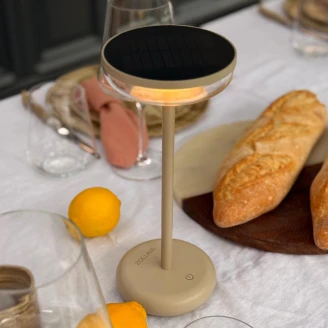 Solcellsbordslampa <strong>Solvy</strong>  Sand Matt