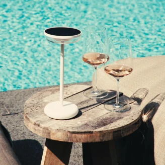 Solcellsbordslampa <strong>Solvy</strong>  Vit Matt