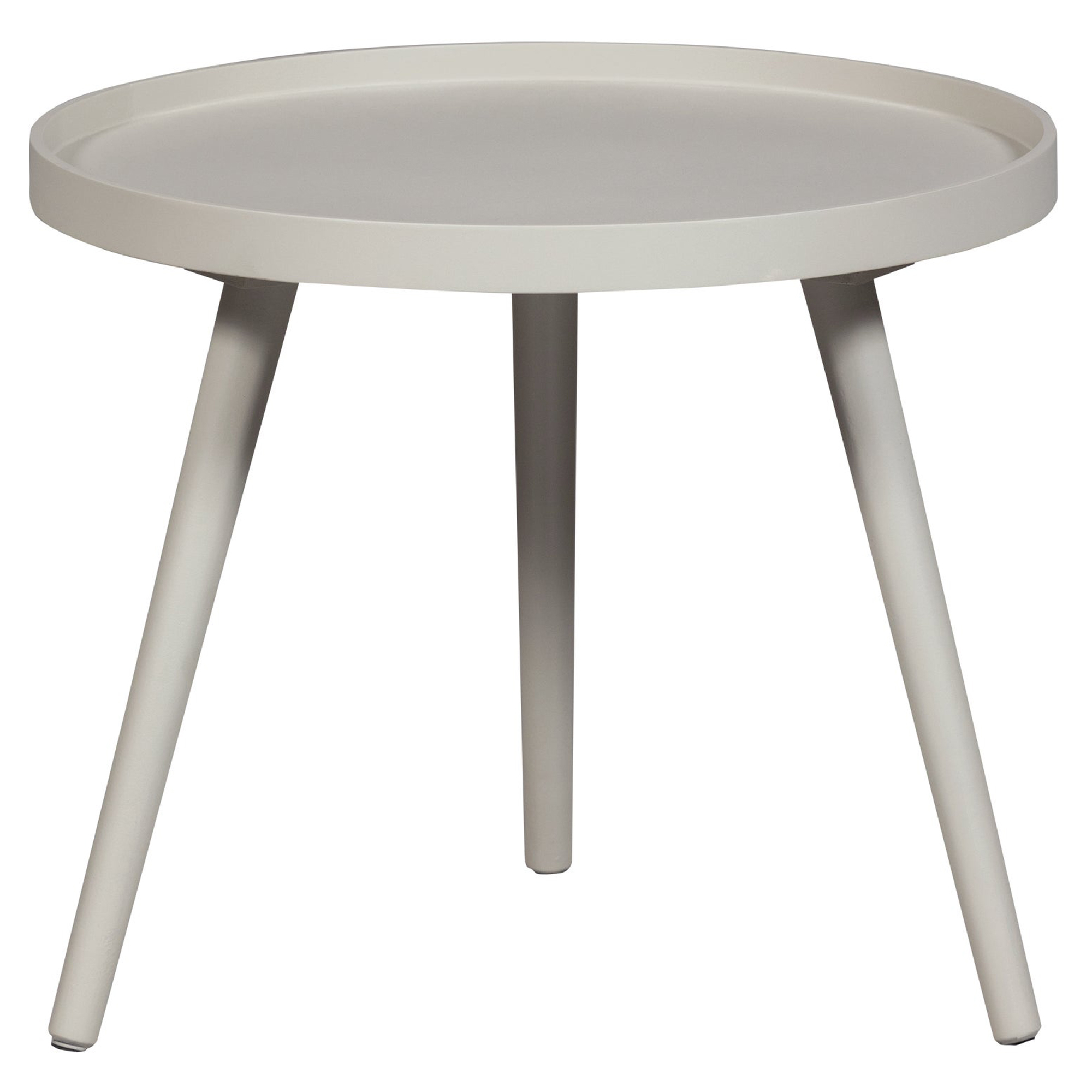 Woood Sidobord Mesa Sand Ø 45 cm