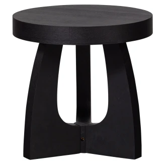 Woood Sidobord <strong>Tala</strong>  Svart Ø45 cm