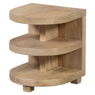 Woood Sidobord <strong>Darren</strong>  Naturlig Ø 36 cm