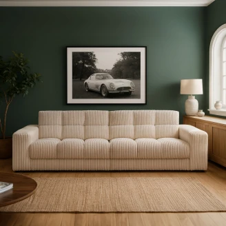 Woood Soffa <strong>Second Date</strong>  Beige 225 cm