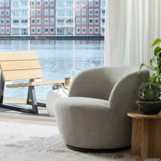 Woood Loungefåtölj <strong>Serra</strong>  Sand