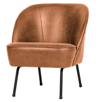 Woood Fåtölj <strong>Vogue Alpha</strong>  Cognac Eco-Läder