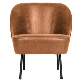 Woood Fåtölj <strong>Vogue Alpha</strong>  Cognac Eco-Läder