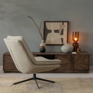 Woood Loungefåtölj <strong>Milaro</strong>  Beige