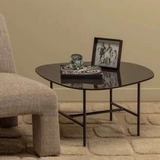 Woood Soffbord <strong>Vajen</strong>  Svart 70x70 cm