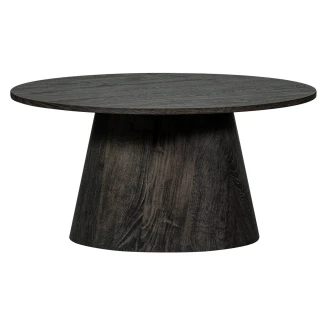 Woood Soffbord <strong>Maan</strong>  Mörkbrun Ø 80 cm