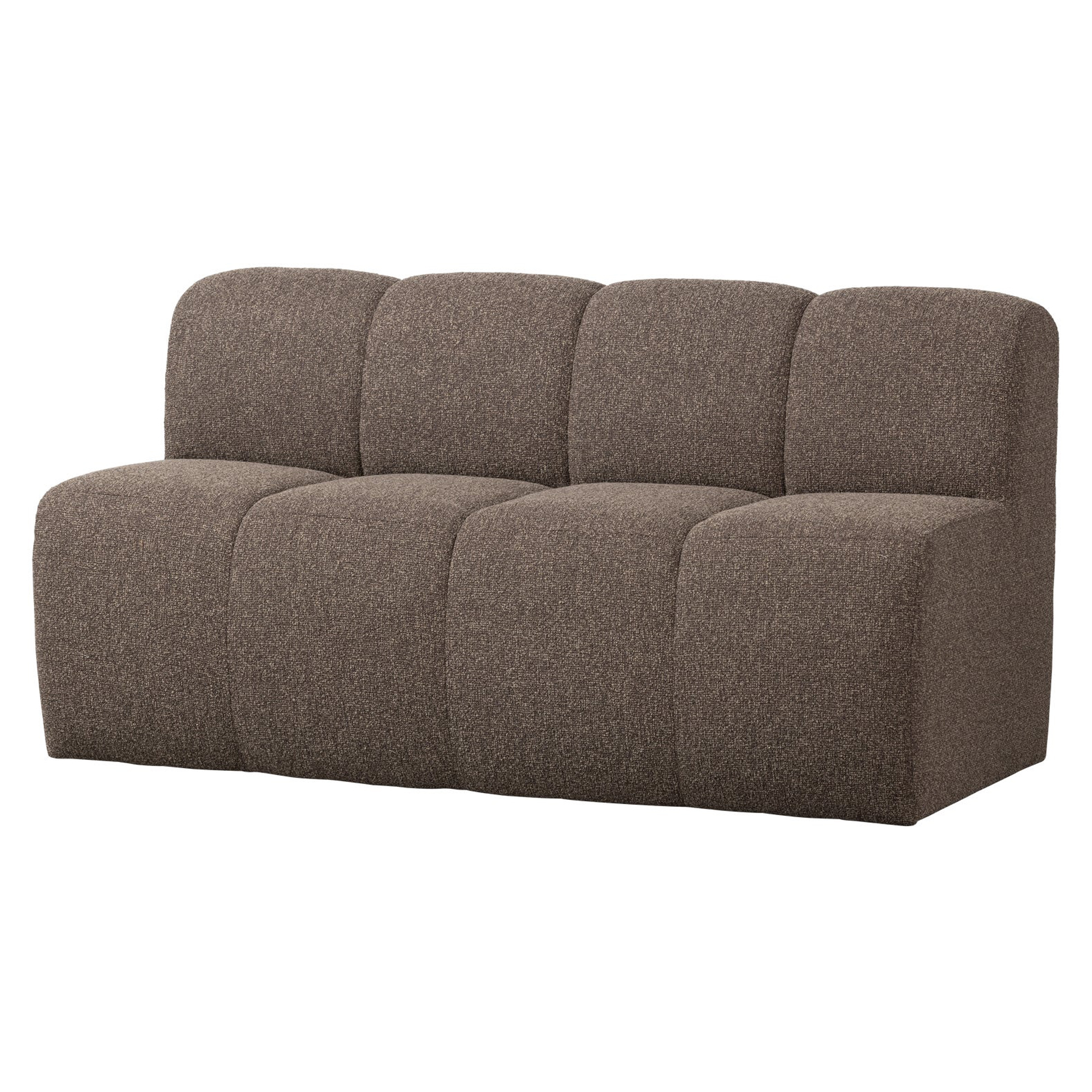 Woood Soffa Mojo Brun Melange 164 cm