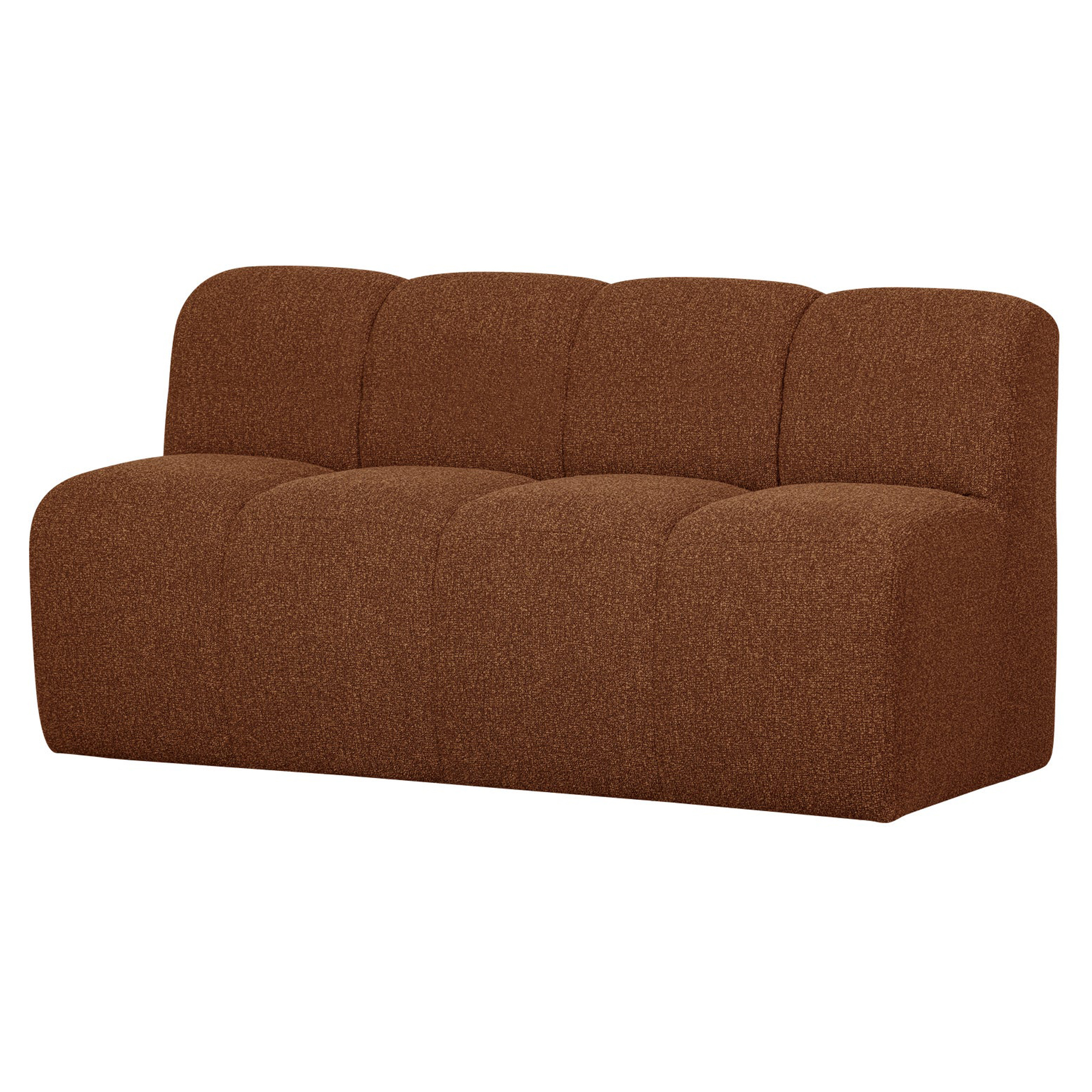Woood Soffa Mojo Rostbrun Melange 164 cm