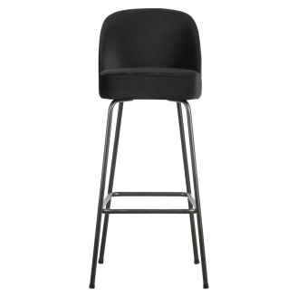 Woood Barstol 80 cm <strong>Vogue Alpha</strong> Svart Sammet