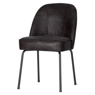 Woood Stol <strong>Vogue Alpha</strong>  Svart Eco-Läder