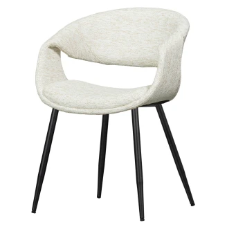 Woood Stol med Armstöd <strong>Yossi</strong>  Beige, Svart