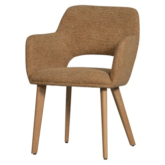 Woood Stol med Armstöd <strong>Murat</strong>  Gul, Trä