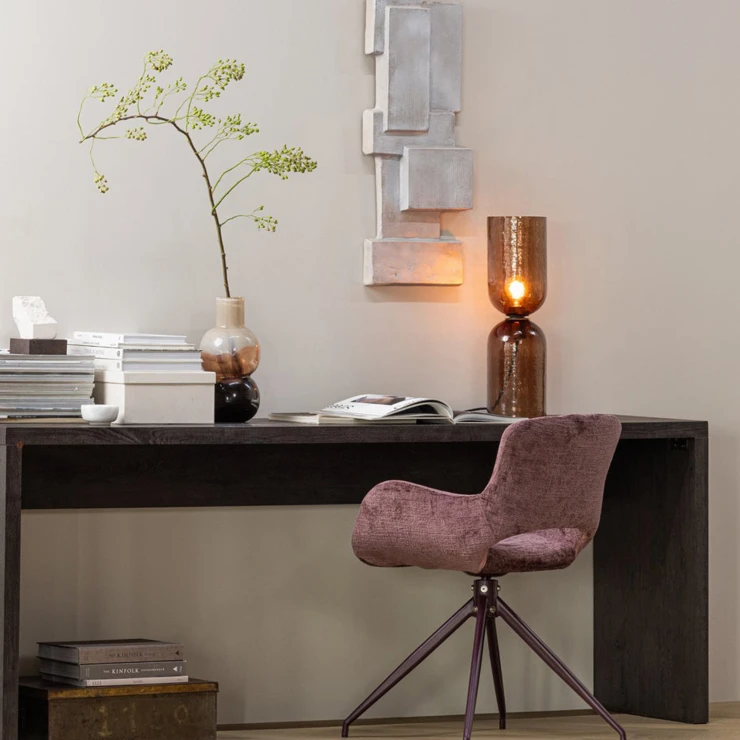 Woood Bordlampe Gigi Brun