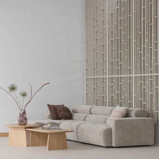 Woood Soffa Vänster <strong>Novi</strong>  Beige