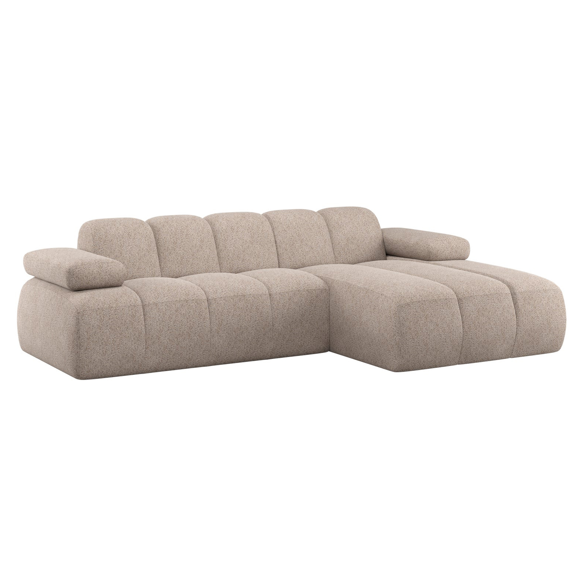 Woood Soffa Höger Mojo Mörk Sand 285 cm