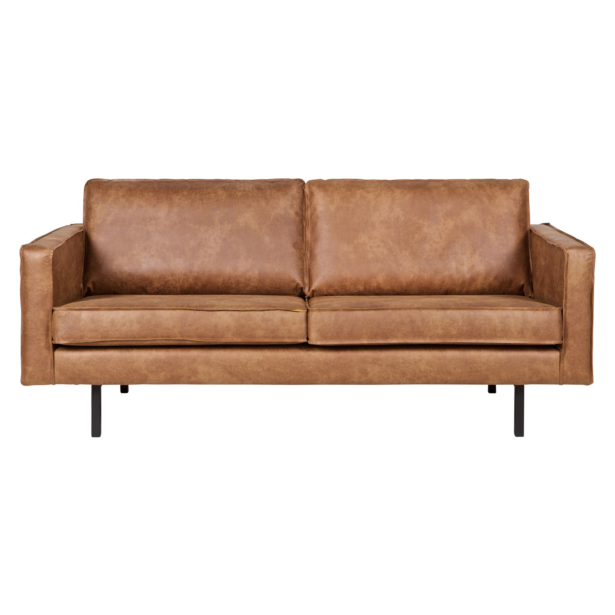 Woood Soffa 2,5-Sits Rodeo Cognac Eco-Läder