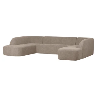 Woood Soffa U-Formad <strong>Sloping</strong> Beige
