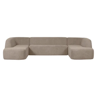 Woood Soffa U-Formad <strong>Sloping</strong>  Beige
