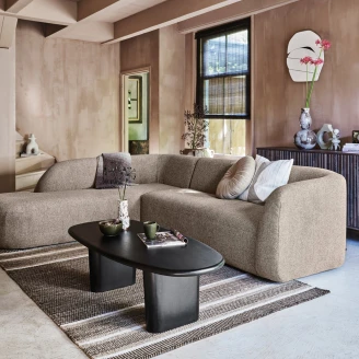 Woood Hörnsoffa Vänster <strong>Sloping</strong>  Beige