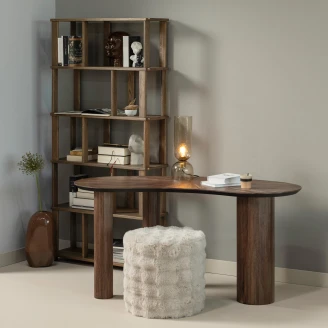 Woood Sittpuff Ø 46 cm <strong>Olven</strong>  Beige
