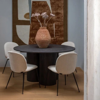 Woood Matbord <strong>Oona</strong>  Mörkbrun Ø 140 cm