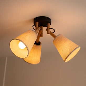 Taklampa <strong>Sona</strong>  Trio Beige Matt