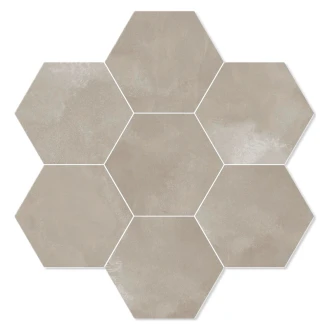 Dune Hexagon Klinker Berlin Grey Matt 22x25 cm