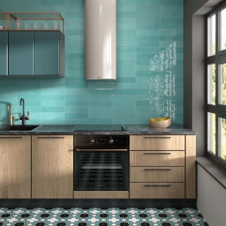 Dune Kakel <strong>Altea</strong>  Aqua Blank 8x30 cm