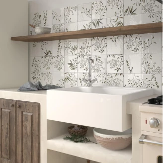 Dune Kakel <strong>Tabarca</strong>  Olivia Verde Blank 15x15 cm