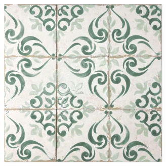 Dune Klinker <strong>Antiga</strong>  Barraquetes Verde Satin 20x20 cm