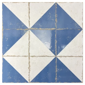 Dune Klinker <strong>Antiga</strong>  Cabanyal Azul Satin 20x20 cm