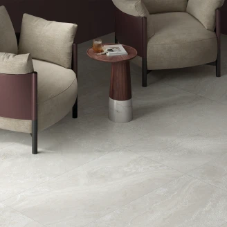 Klinker <strong>Lithos</strong>  Vit Matt-Struktur 3D 90x90 cm