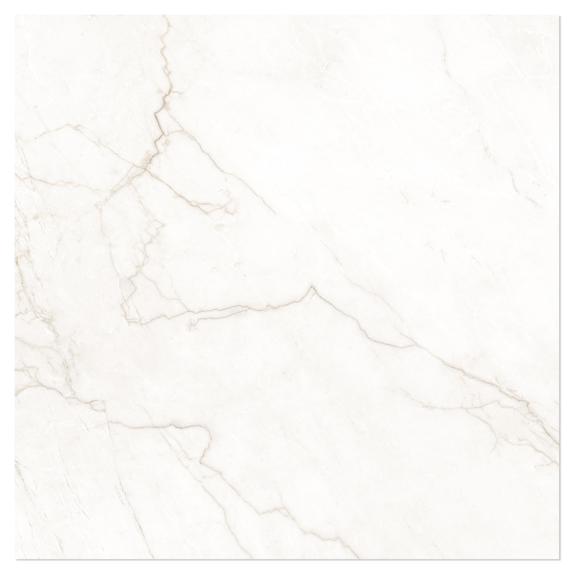 Marmor Klinker Venata Vit-Guld Matt 90x90 cm