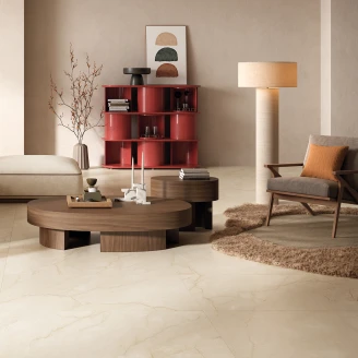 Marmor Klinker <strong>Venata</strong>  Ljusbeige Matt 90x90 cm