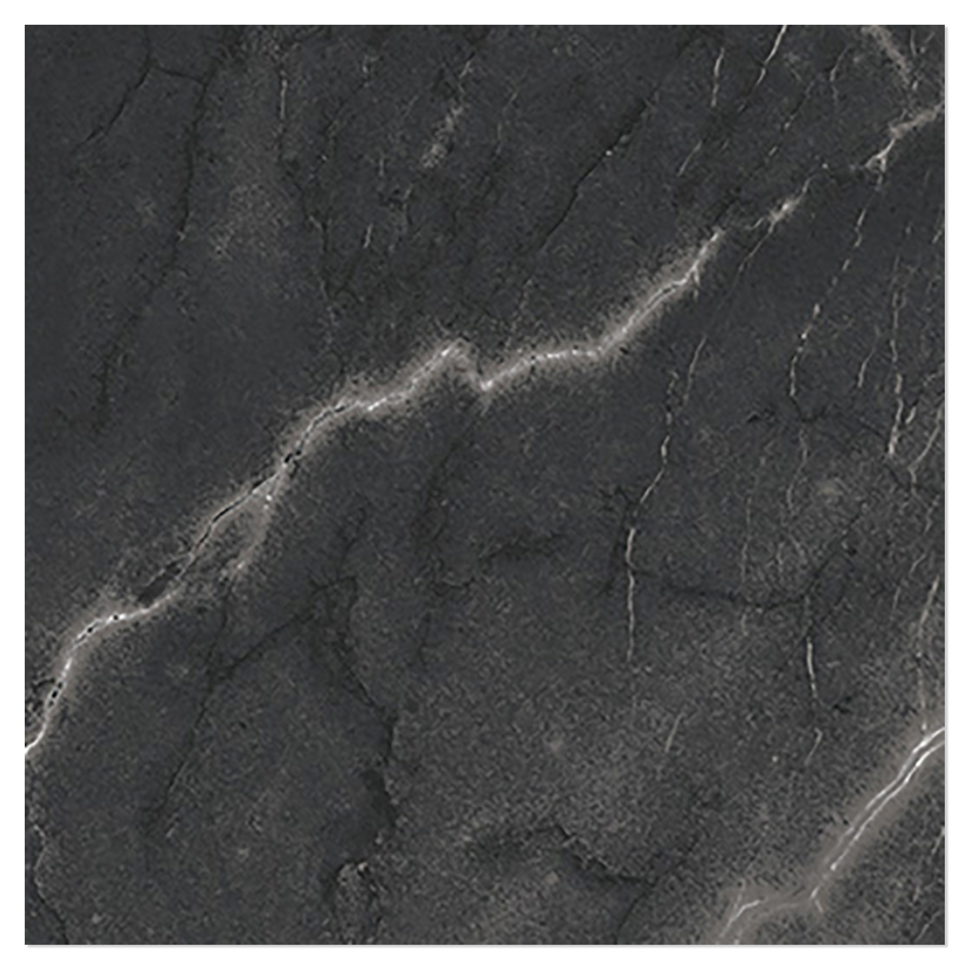 Marmor Klinker Venata Svart Matt 30x30 cm