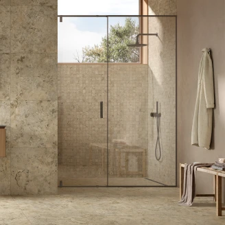 Klinker <strong>Kalksten Fjäll</strong>  Ljusbrun Matt-Struktur 3D 60x60 cm