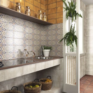 Mainzu Kakel Catania Hispalis Blank 15x30 cm