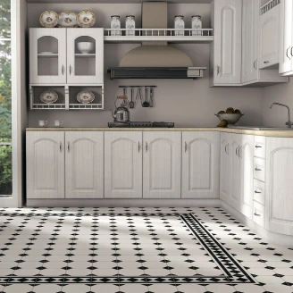 Klinker <strong>Oxford</strong>  Vit Vinkel Hörn 33x33 cm