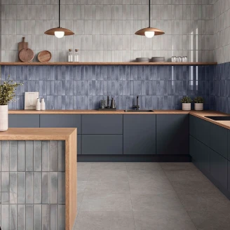 Dekor Kakel <strong>Ember</strong>  Blå Blank 30x60 cm