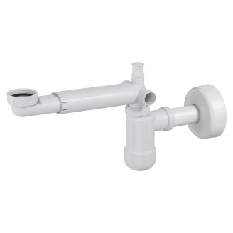 Vattenlås <strong>Space-Saver Lux</strong>  Vit till Kommod