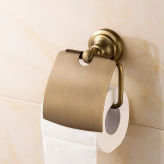 Toalettpappershållare med Lock <strong>Solbacken</strong> Krom